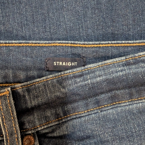 J Crew Mercantile Flex Women's Distressed Straight Jeans Size 33x32 - Picture 10 of 12